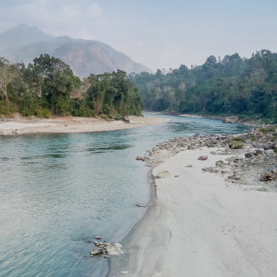 landscape of Panbang, Bhutan, Asia