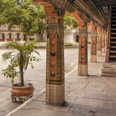 Punakha Dzong Temple (Pungthang Dechen Phodrang Dzong - Palace of Great Happiness), Bhutan, Asia