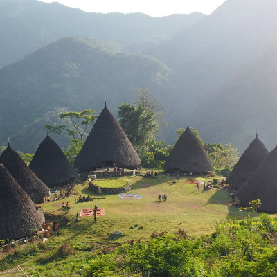 Wae Rebo Village in Flores Indonesia, Asia