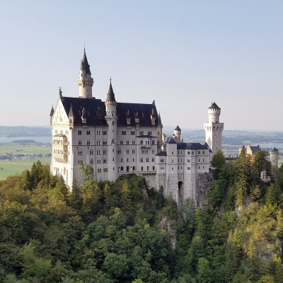Famous Neuschwanstein Castle in Bavaria, Germany, Europe