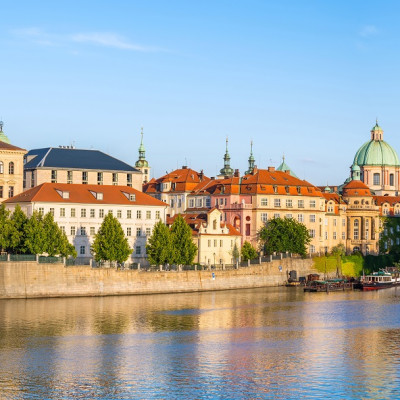 Enchanting Travels European Capitals ToursPrague Czech Republic, panorama city skyline at Charles Bridge European Cities tours