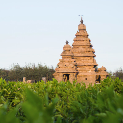 Seashore temple, Mahabalipuram, India