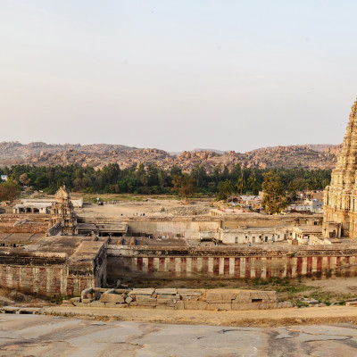 Shiva Virupaksha Temple, Vijayanagar, Hampi, Karnataka, India