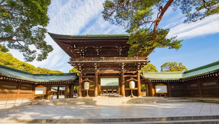 Meiji Shrine in Tokyo city