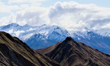 Landscapes New Zealand Mountains Snow capped mountains Roys