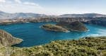 Cuicocha crater lake, Reserve Cotacachi-Cayapas, Ecuador, South America
