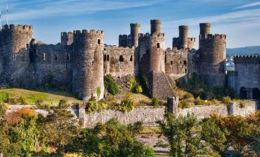 Enchanting Travels UK & Ireland Tours Famous Conwy Castle in Wales, United Kingdom, series of Walesh castles