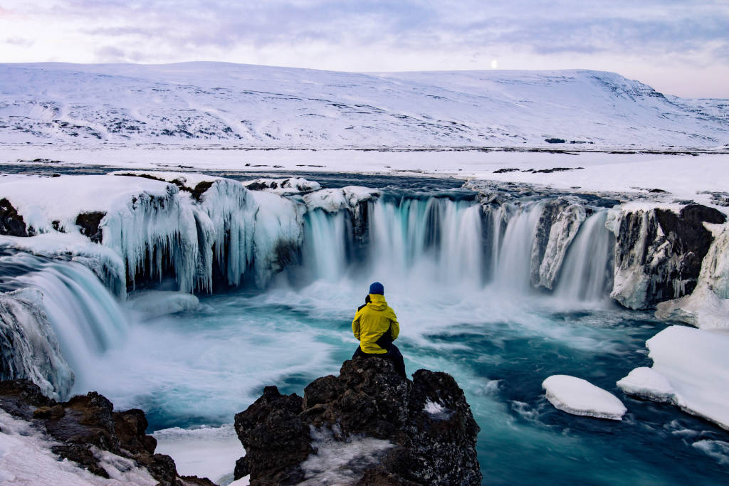 Godafoss Waterfalls in Iceland