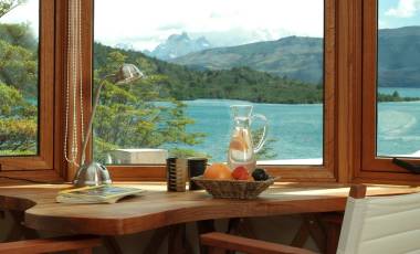 The view from Patagonia Camp at Torres del Paine