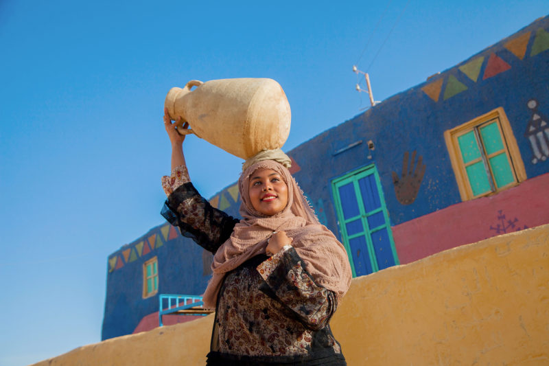 Nubian woman in Egypt