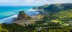 Piha beach which is located at the West Coast in Auckland,New Zealand