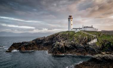 Fanad light house on the north coast of Donegal Ireland. This was taken just before sunset